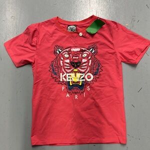 NWT| Kenzo | Red Tiger Graphic T-Shirt | Size: Medium